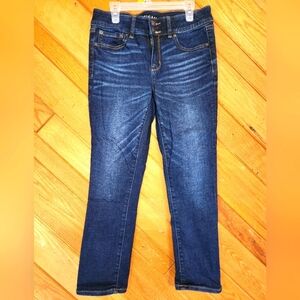 American Eagle artist crop next level crop size 6 standard dark cropped Jeans